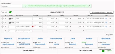 Creazione Fattura Smart Inserimento Del Bollo In Fattura Guide Pec It