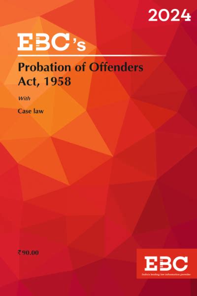 Probation Of Offenders Act 1958 Bare Act Print EBook