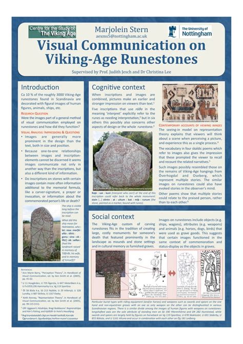 Poster: Visual communication on Viking-Age runestones | PDF