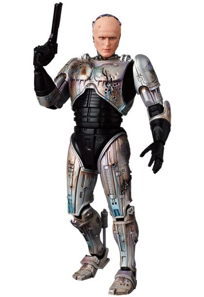 MEDICOM TOY MAFEX ROBOCOP MURPHY HEAD DAMAGE Ver