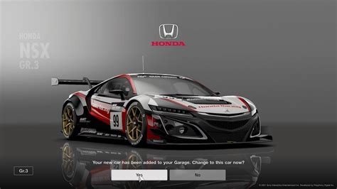 Gran TurismoSPORT Honda NSX Gr 3 Test Race YouTube