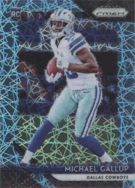 Panini Prizm Rookie Lazer Prizm Michael Gallup Rc For