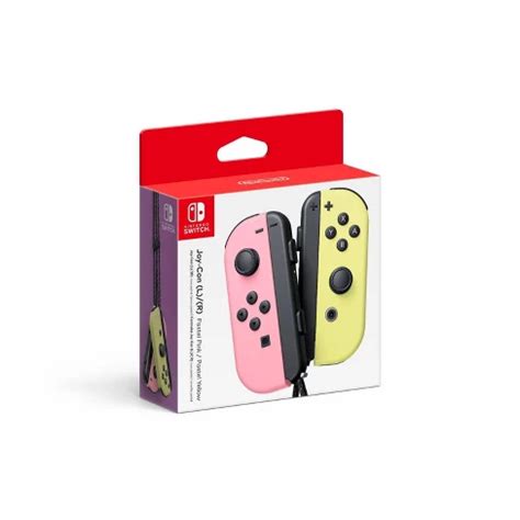 Nintendo Switch Joy-con L/r - Pastel Pink/pastel Yellow : Target