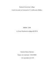 Tarea 1 2 Docx National University College Grado Asociado En