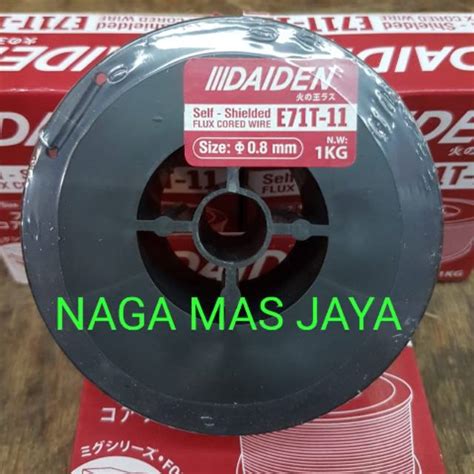 Jual KAWAT LAS CO2 FLUX CORE 0 8MM DAIDEN MIG WIRE FLUX CORE 0 8MM E71T