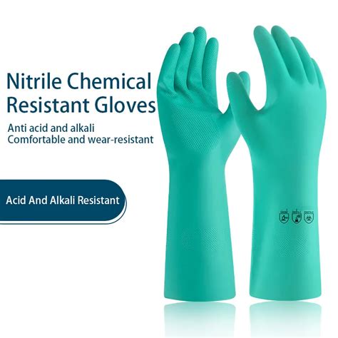 Gants De Vaisselle En Latex De Caoutchouc Imperm Ables V Tements De