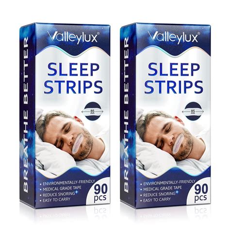 90 Pcs Mouth Tape By Valleylux Advanced Anti Snoring Devices Gentle