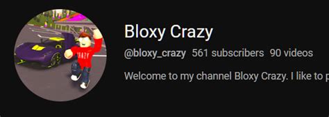 Bloxy Crazy On Twitter New Channel Format Nice