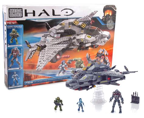 Mega Bloks Halo Unsc Broadsword Midnight Strike Pcs New In