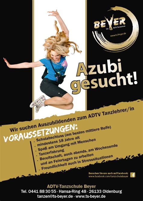 Jobbörse ADTV Tanzschule Ralf Beyer