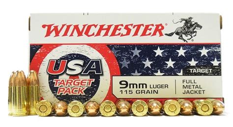 Winchester 9mm 115gr Fmj Usa 50rd Box Freedom Outdoors