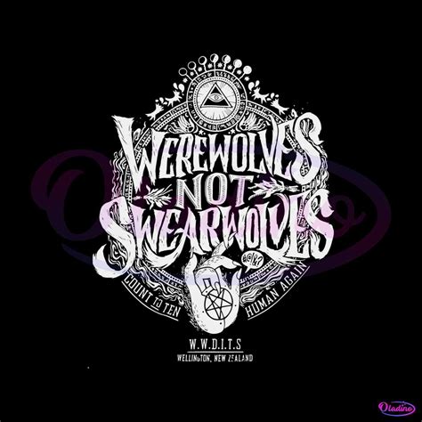 Werewolves Not Swearwolves What We Do In The Shadows SVG