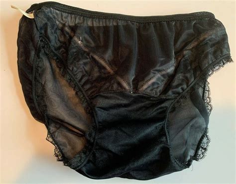 Vtg Van Raalte Sheer Nylon Panties Double Gusset Pant… Gem