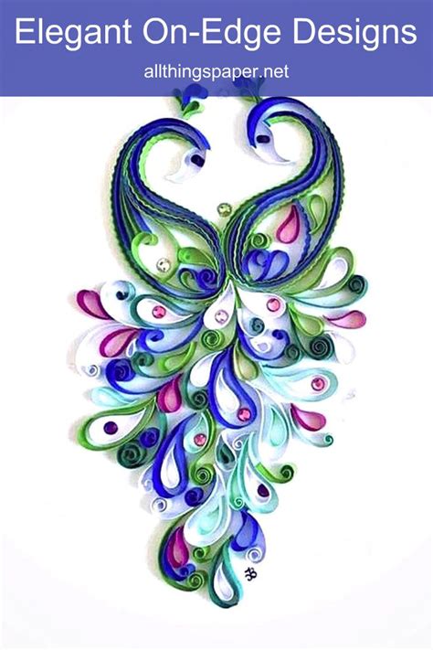 Quilled Peacocks Quilling Designs Quilling Patterns Quilling Paper Craft