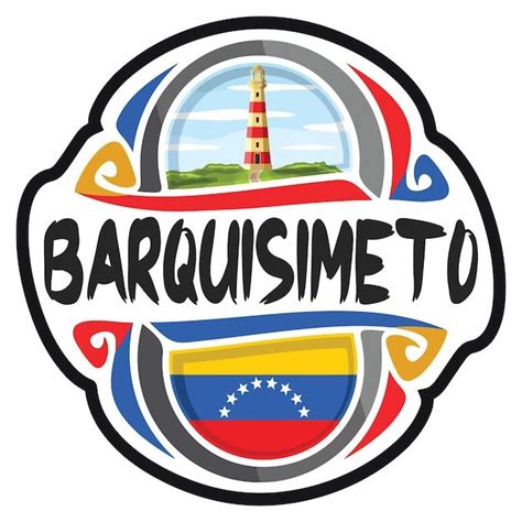 Barquisimeto Venezuela Bandera Viaje Rec Premium Vector Freepik