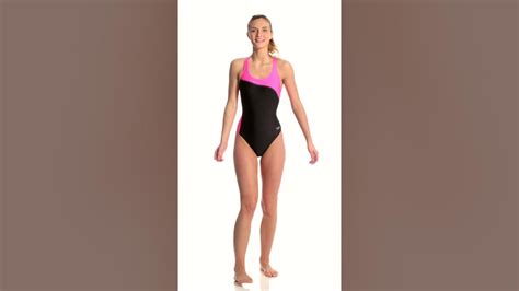 Speedo Boom Splice Super Pro Back One Piece Swimsuit Youtube