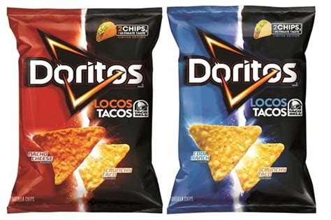 Self-Referential Doritos Locos Tacos Chips, Based on Taco Bell Tacos