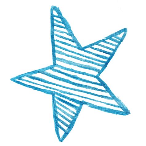 Watercolor Star Hand Drawn Star Shape 9665679 Png