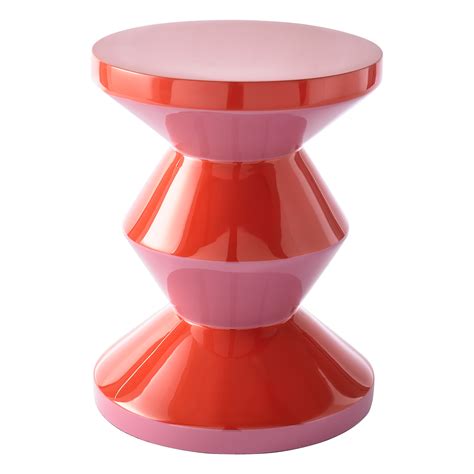 Pols Potten Zig Zag By Carice Van Houten Stool Red Made In Design Uk