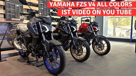 2023 Yamaha FZS V4 Bs7 All New Colors Review All Colors On Road