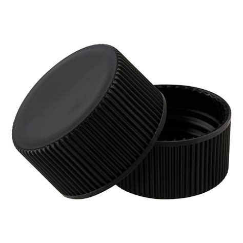 31.5mm Black Plastic Screw Cap - Plasdene Glass-Pak Pty Ltd