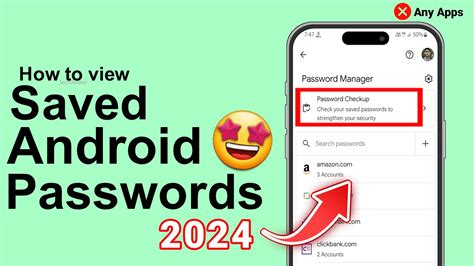 How To View Saved Password See All Your Saved Passwords Android Saved Passwords On Android