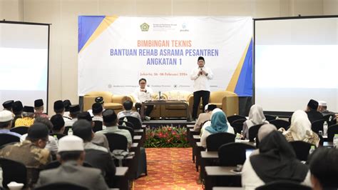 Kemenag Salurkan Rp Miliar Bantuan Rehab Asrama Pesantren