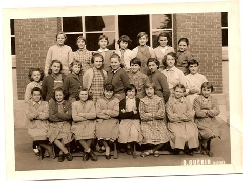 Photo De Classe Cours Certificat Détudes De 1957 école Primaire De