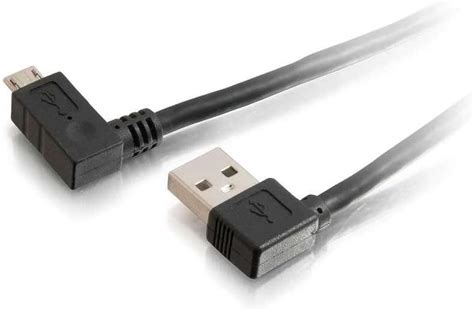 C G M Usb A Right Angle To Micro Usb B Right Angle Cable