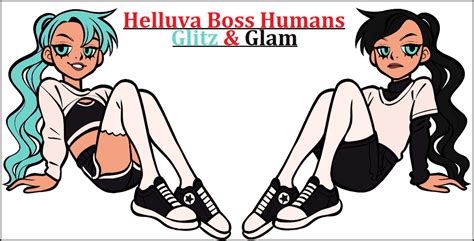 Helluva Boss Humans Glitz And Glam By Lissinette On Deviantart