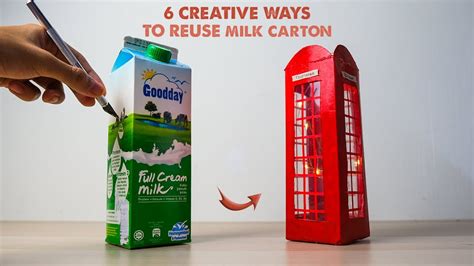 Diy L How To Upcycle Milk Carton L Easy And Useful Youtube