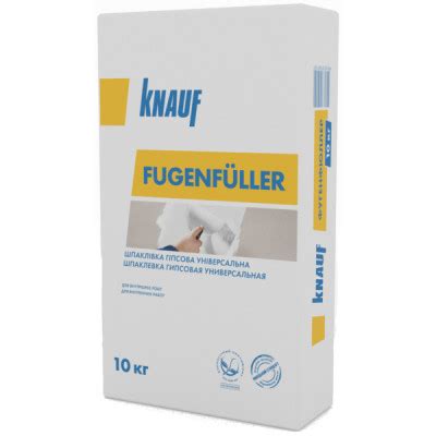 Шпаклевка Knauf Fugenfuller Фугенфюллер 10 кг купить по оптовой цене