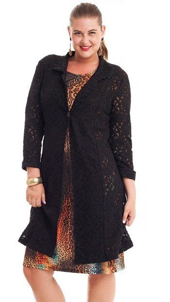 Long Black Lace Dress Jacket The Unique You Plus Size Fashion Black Lace Dress Long Black