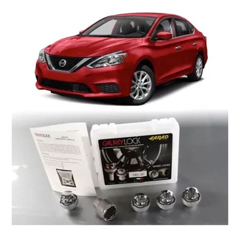 Birlos De Seguridad Nissan Sentra 2017 2019 Farad Italiano Envío gratis