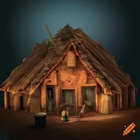 3d Animation Of A Native Rebuilding Village On Craiyon