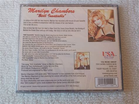 Marilyn Chambers Still Insatiable Cd Ebay