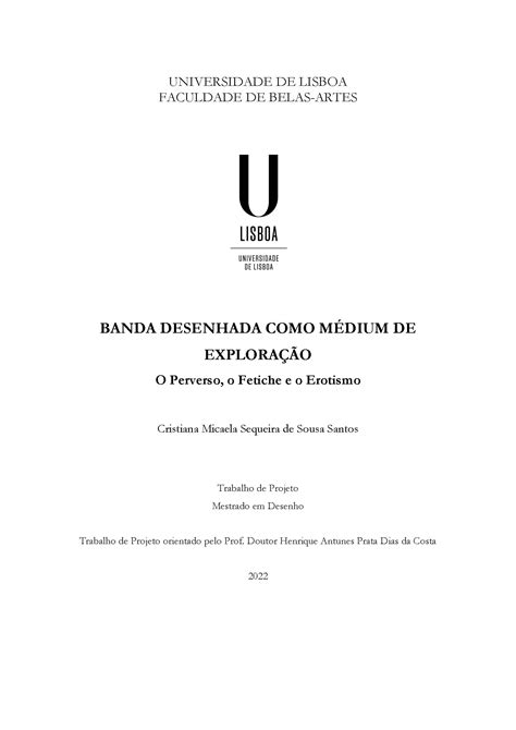 Repositório da Universidade de Lisboa Banda desenhada como médium de