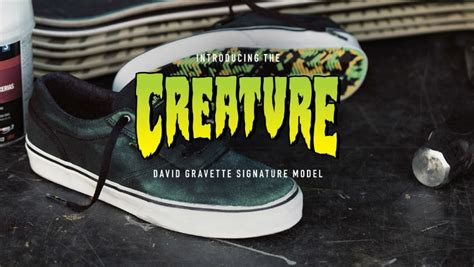 Skatista David Gravette Divulga Novo T Nis Da Parceria C Rca E Creature