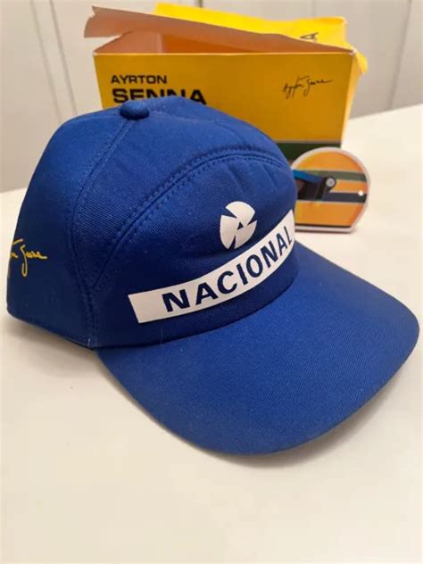 AYRTON SENNA NACIONAL Cap Authentic SHOWA With BOX Limited Edition EUR