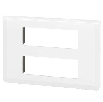 LEGRAND Plaque De Finition Mosaic Pour 2x6 Modules Blanc 078836L