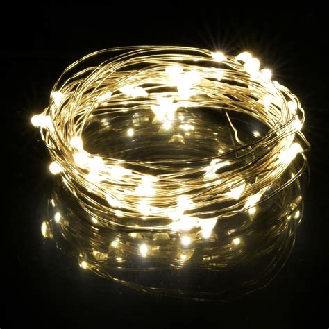 Karsum Usb Powered String Lightsled Silver Wire Micro Fairy Lights5m