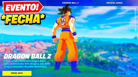 EVENTO De DRAGON BALL X FORTNITE Con RECOMPENSAS GRATIS CUANDO