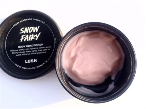 Lush Snow Fairy Body Conditioner Review Swatches