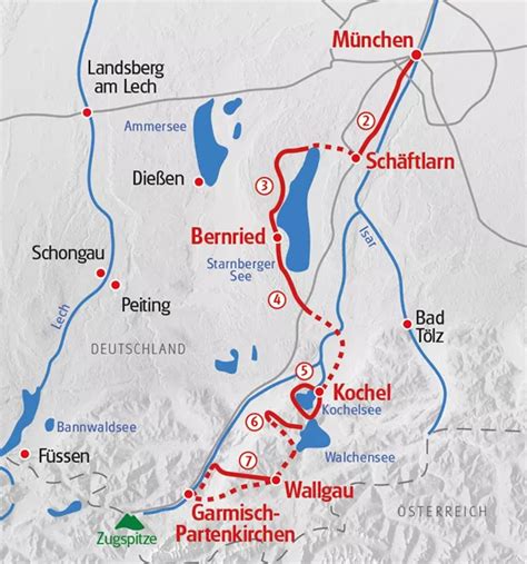 Bayerische Alpen Individuell Wandern Von M Nchen Nach Garmisch