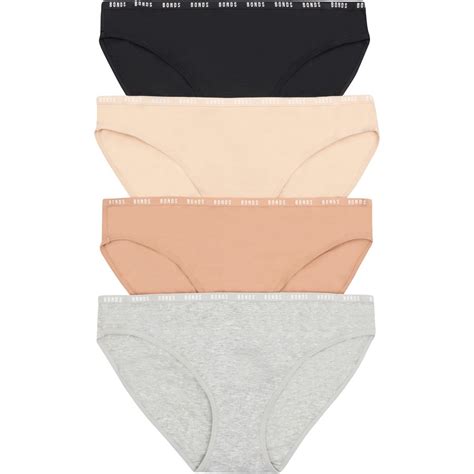 Bonds Women S Everyday Hipster Bikini 4 Pack Neutral BIG W