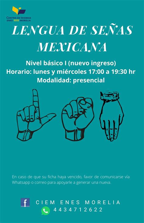 Curso IntroducciÓn A La Lengua De SeÑas Mexicana — Enes Morelia Unam