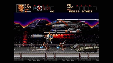 Contra The Hard Corps For Mega Drive Genesis Level Select Lives