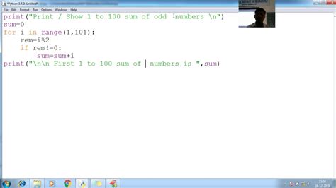 Sum Of Numbers 1 To 100 In Python