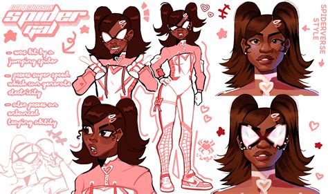 Kat 💭 Spiderverse Era On Twitter Finally Finished My Spidersona Redesign Yay Shes Heavily