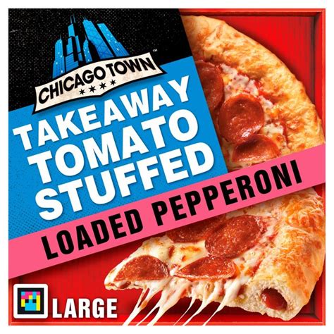 Chicago Town Takeaway Stuffed Crust Pepperoni Large Pizza Ocado